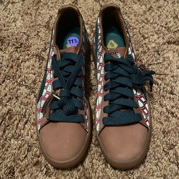 Men’s NWOT Rare Puma x Dapper Dan Suede shoes size US 11.5 - Picture 2 of 8